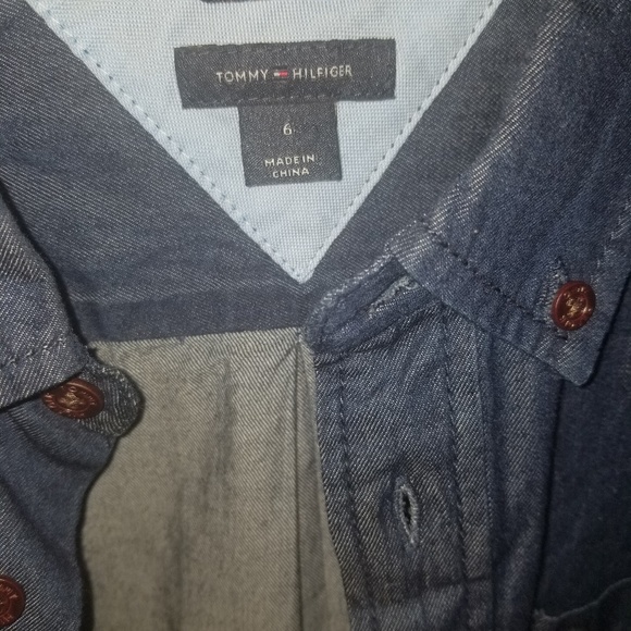 Button Down Jean Shirt - Picture 2 of 2